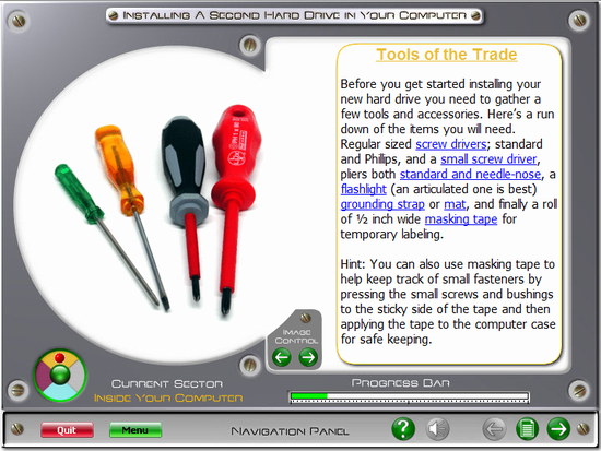 Computer Hard Drive Training Education Project - Portfolio